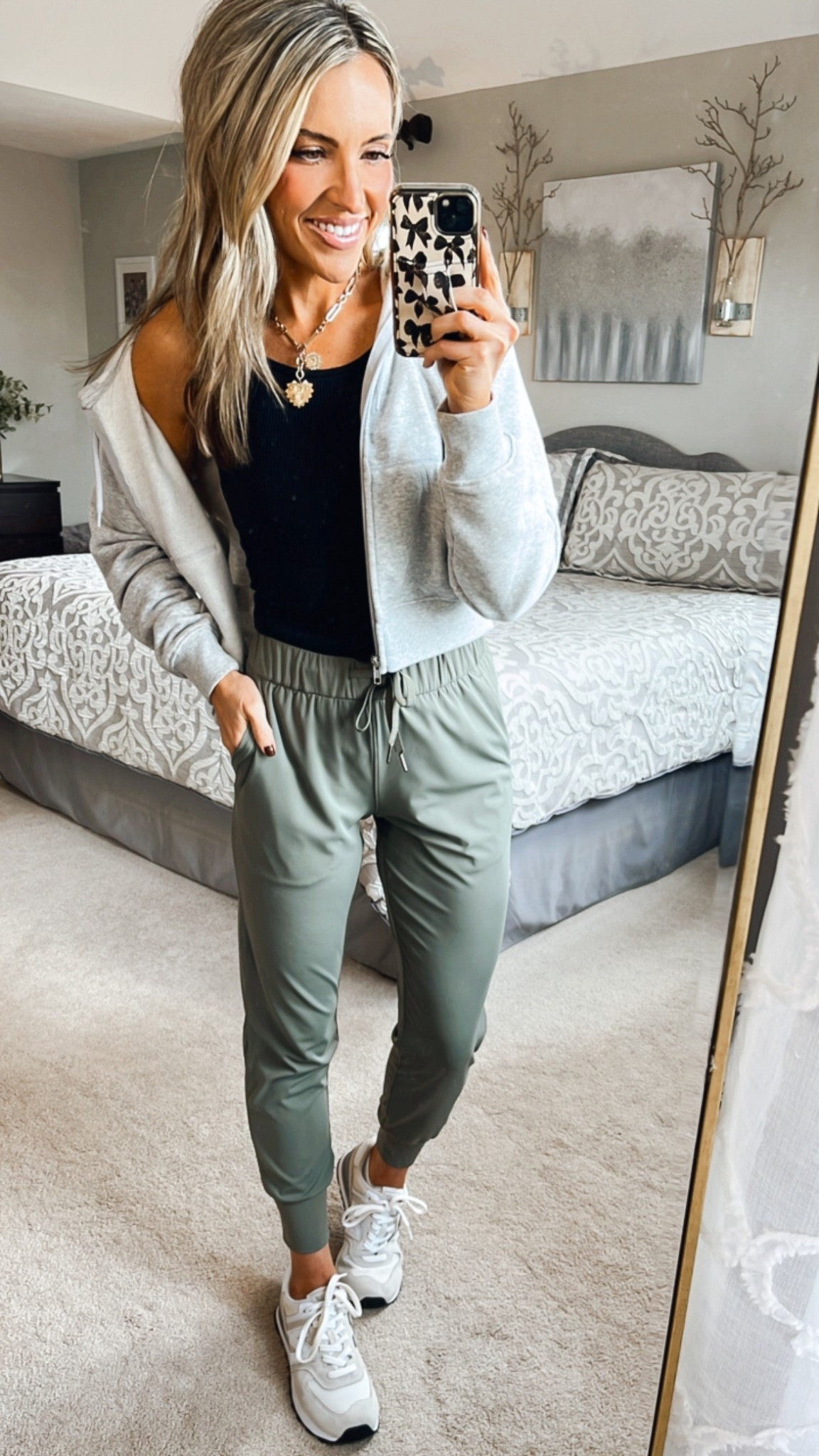 Comfort and style in one! These joggers are perfect for lounging or a workout. Love them! Wearing color grey sage & brown size xs. 

#LTKStyleTip #LTKFindsUnder50 #LTKActive
