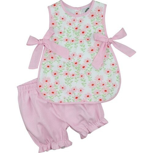 Pink Daisy Bloomer Set | Cecil and Lou