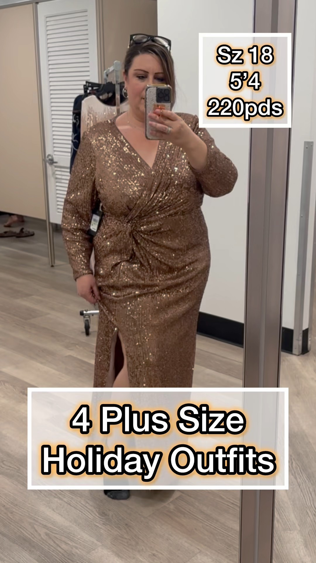 Gifting Confidence for the holidays 🥂
YOU ARE WORTHY! I SEE YOU struggle finding cute things to wear and I’m here to help. Consider me your budget friendly curvy bestie style junkie. I’ll try it all on so you don’t have to. I let you know where it’s at & what size my 5’4 220pd pear 🍐 shaped size 18 body is wearing! I’ll sound off about what’s worth your hard earned cash & help you find the prefect item for your glow up era. 

Each of these formal outfits was delivering a dose of I have arrived “ it girl “ vibes & I’m here for it!

All the outfits are 🔗 on my LTK @StylingCurves or say “ glow up “ for me to send it to you. 

YOU DESERVE MORE, not just for the holidays but everyday ❤️ 

I’m 5’4 Sz18 220pds & am wearing: 
18W Gold Sequin Dress
XL Red Sequin Top & Wide Leg Pants
18 Green Sequin Dress
18 Gold & Black lace cut out dress (also comes in blk / taupe)


(Prices at under $100 & ⬆️ up)




#nyeoutfit #christmasstyle #christmasoutfitideas 
#formaloutfits #holidayoutfitideas
#holidayoutfits #holidayfashioninpso #plussizeholidayoutfits 
#plussizeholidaylooks 
 #nyeoutfits #plussizeformals #plussizefashion #plussizestyle #plussize #size18 #Size16 #pearshape#winteroutfits 
#christmaspartyoutfit  
#classyplussizeoutfit
@macys 

(Music lic purchased 4 song use

#LTKPlusSize #LTKMidsize #LTKHoliday