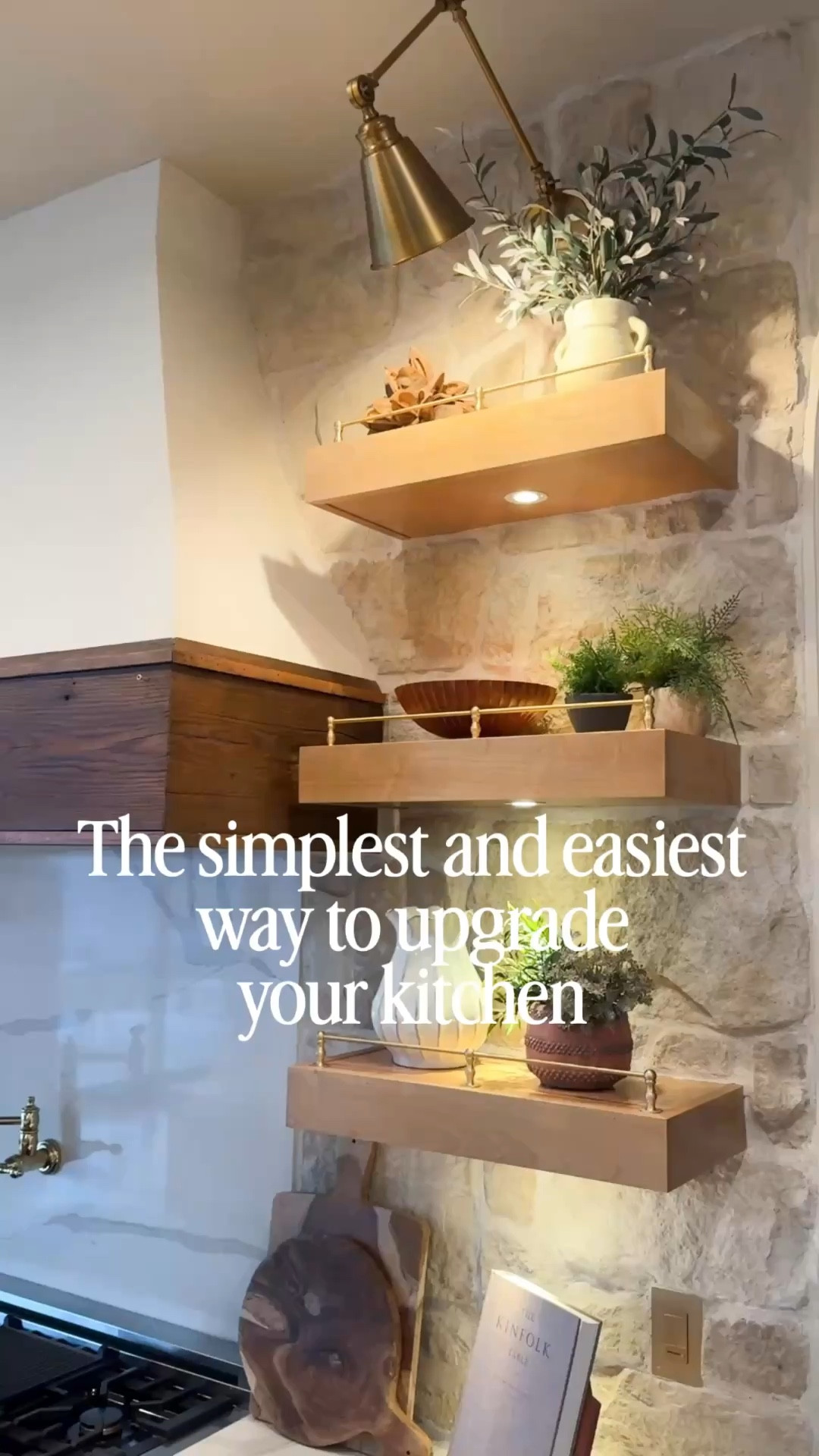 These luxury and affordable brass rails have been a gam changer for the look of our kitchen! You can use them in any space to make a big impact ✨

#LTKdayinmylife #LTKHome