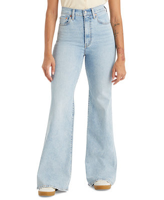 Women's Ribcage Bell High-Rise Flare-Leg Jeans | Macy's