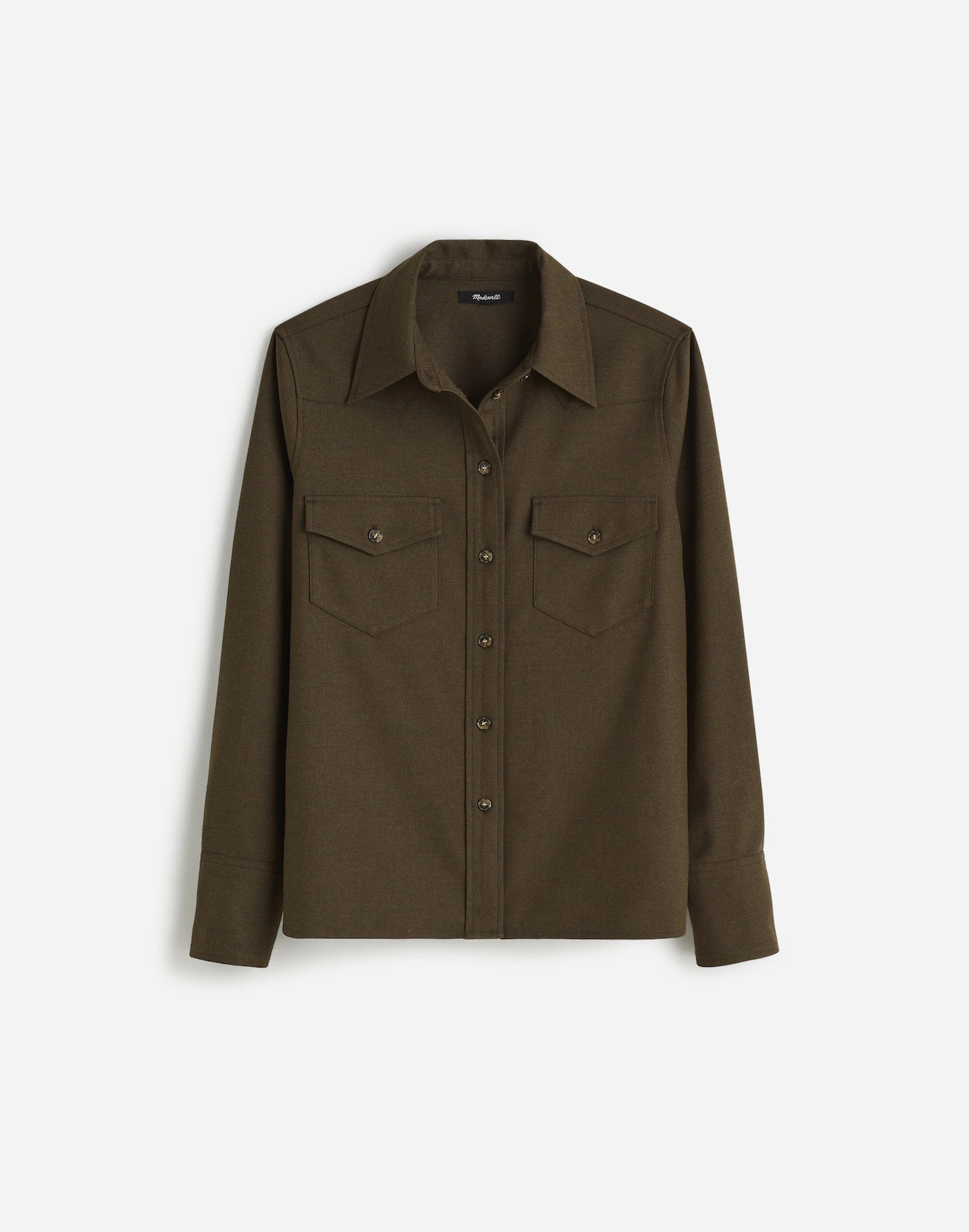 Western Button-Up Shirt in Brushed Twill | Madewell