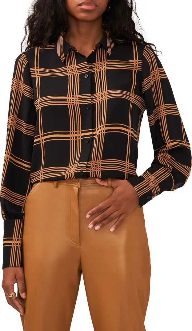 Halogen® Plaid Button-Up Shirt | Nordstrom | Nordstrom