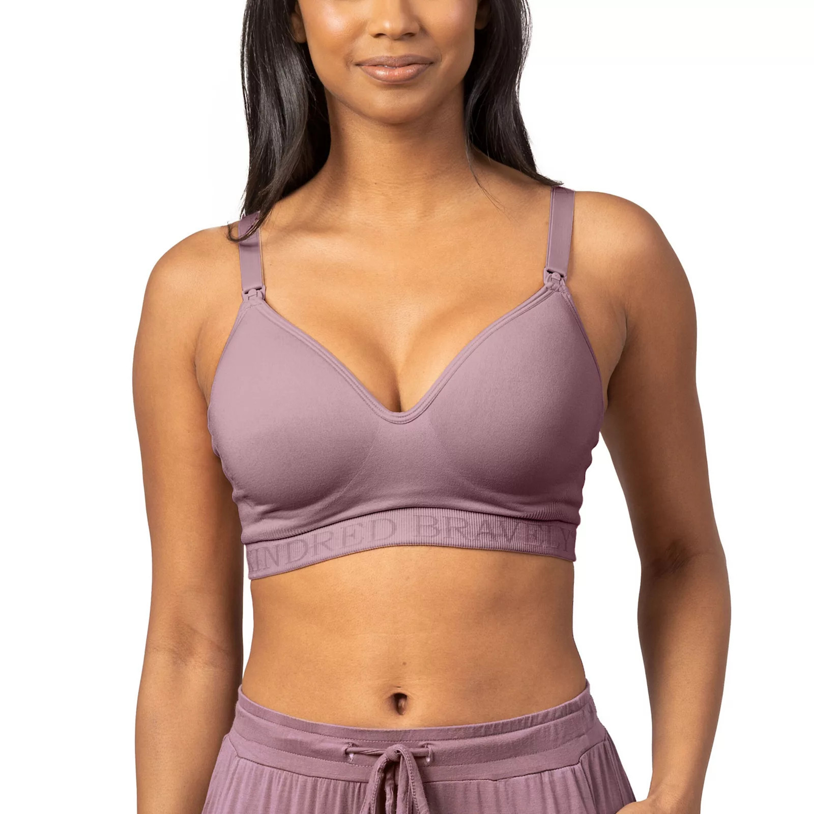 Plus Size Kindred Bravely Signature Sublime® Contour Hands-Free Pumping & Nursing Bra, Women's, Size: 1XL B-D, Purple | Kohl's