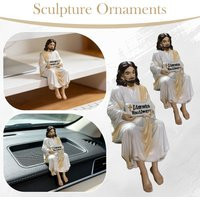 Easter Home Decor - ""I Am with You Always"" Jesus Desktop Ornament, Serene Desk Companion Statue Decorations, Unique Gifts | AliExpress (US)