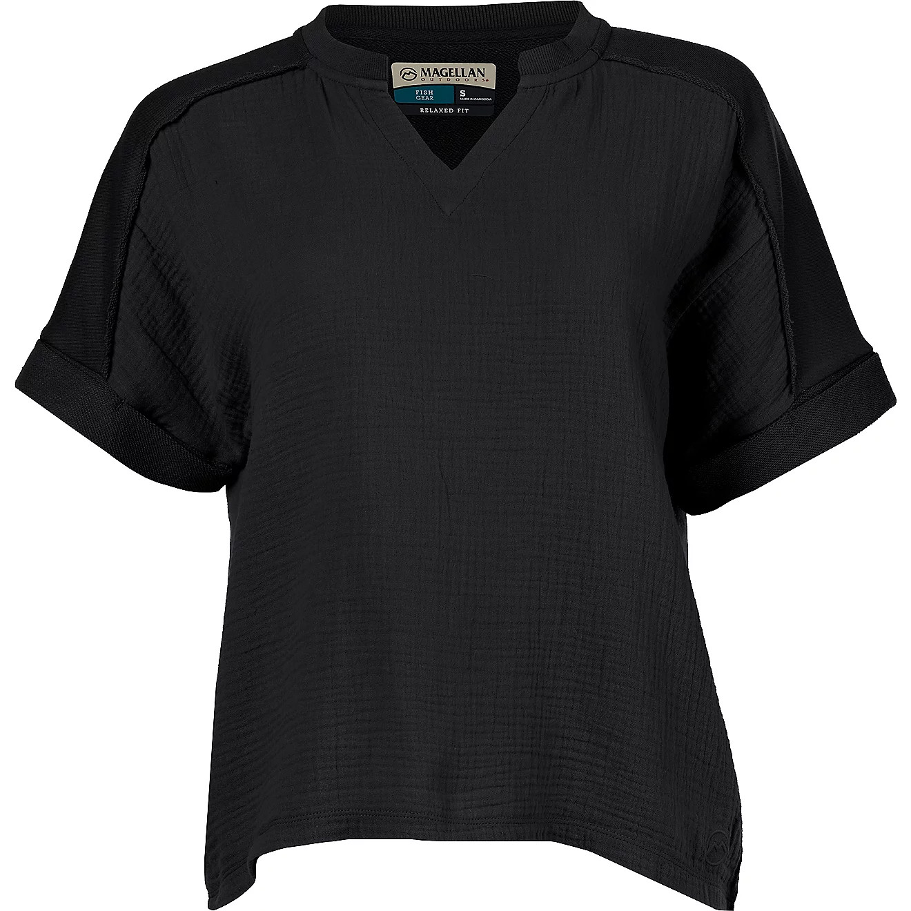Magellan Outdoors Women's Summer Mixed Media Top | Academy | Academy Sports + Outdoors