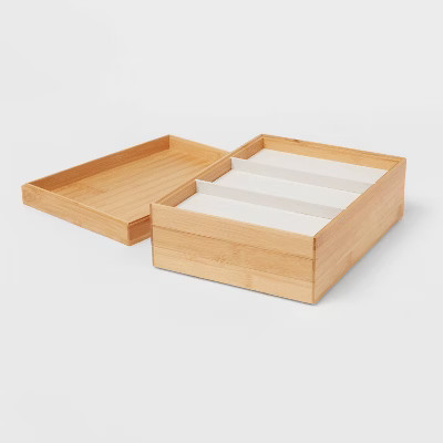 9" x 12" Stackable Bamboo Accessory Tray - Brightroom™ | Target