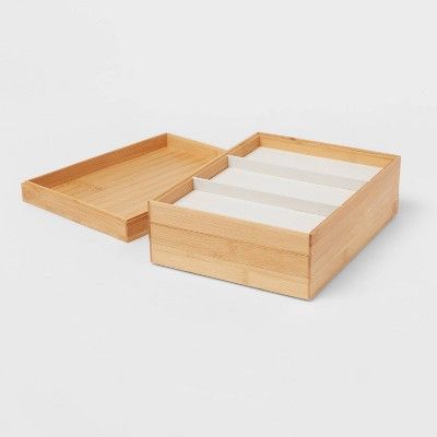 9" x 12" Stackable Bamboo Accessory Tray - Brightroom™ | Target