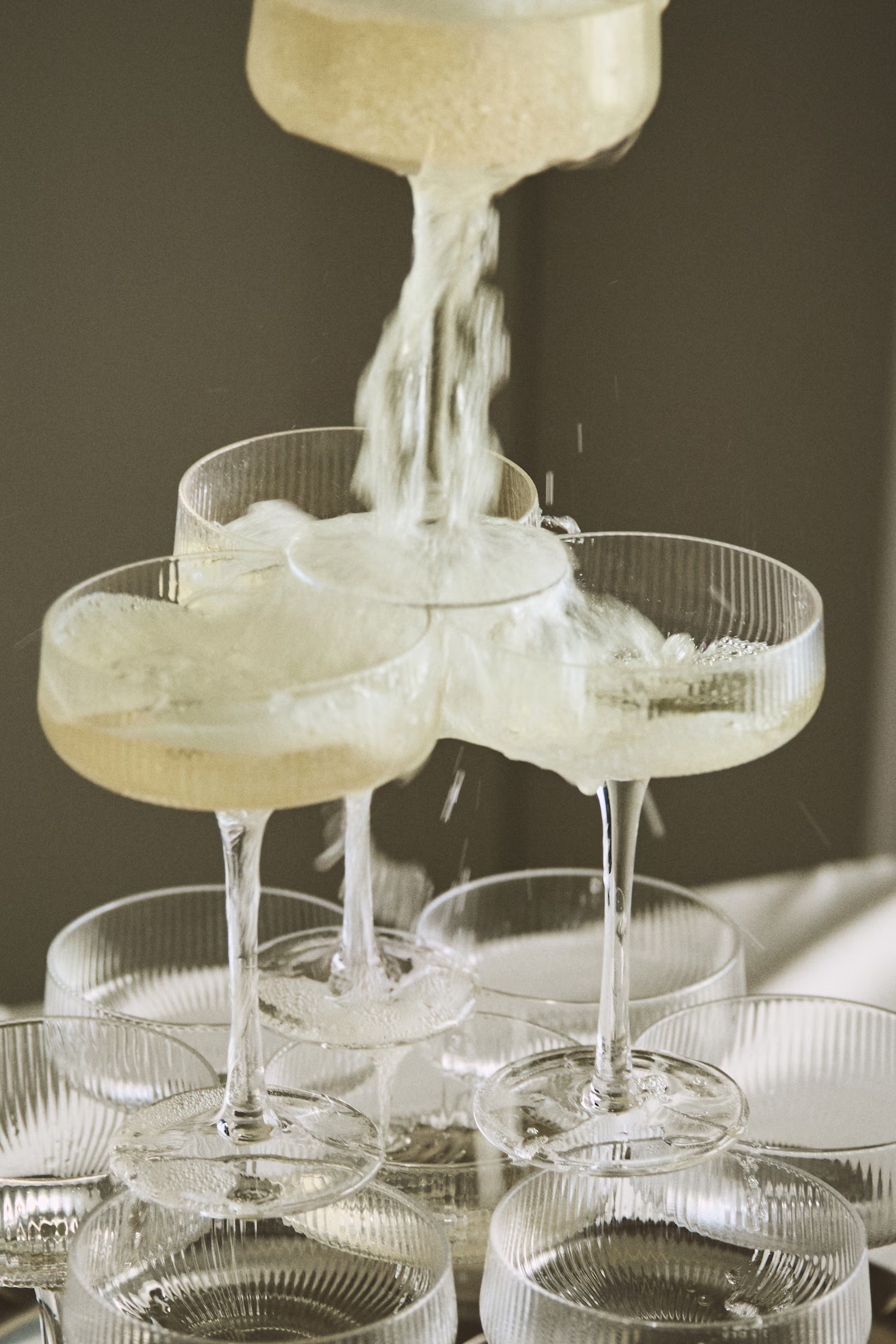 4-pack fluted coupe glasses | H&M (UK, MY, IN, SG, PH, TW, HK)