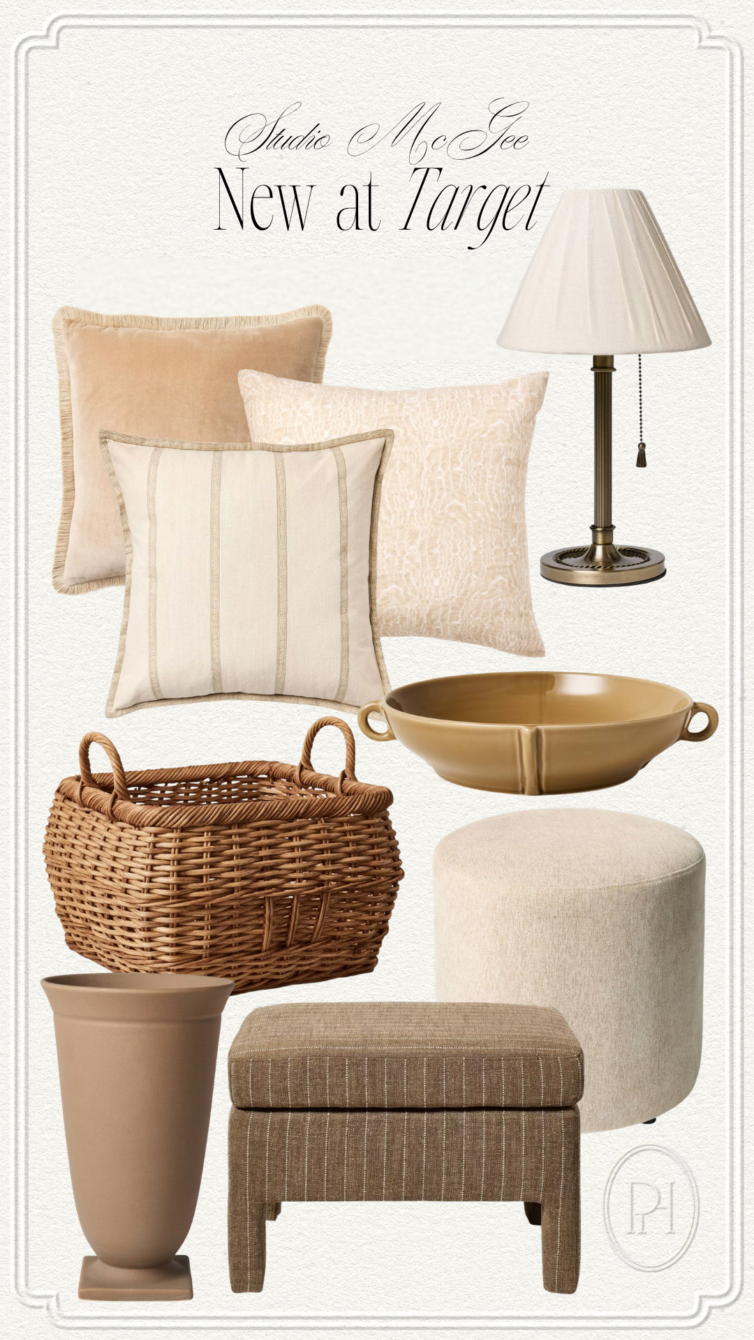 NEW arrivals from Studio McGee at Target!

home decor, home accents, neutral furniture, living room furniture, upholstered bench, ottoman, footrest, foot stool,  home lighting, table lamp, throw pillows, accent pillows, neutral pillows, striped pillow, velvet pillow, tall vase, mauve vase, neutral vase, decorative basket, brass tray, gold tray, decorative bowl, neutral bowl, off-white bowl, centerpiece bowl, autumn decor, fall decor, fall home, woven tray, small basket, white vase, neutral vase, brass candlesticks, gold candle holders 

 #LTKSeasonal #LTKHome