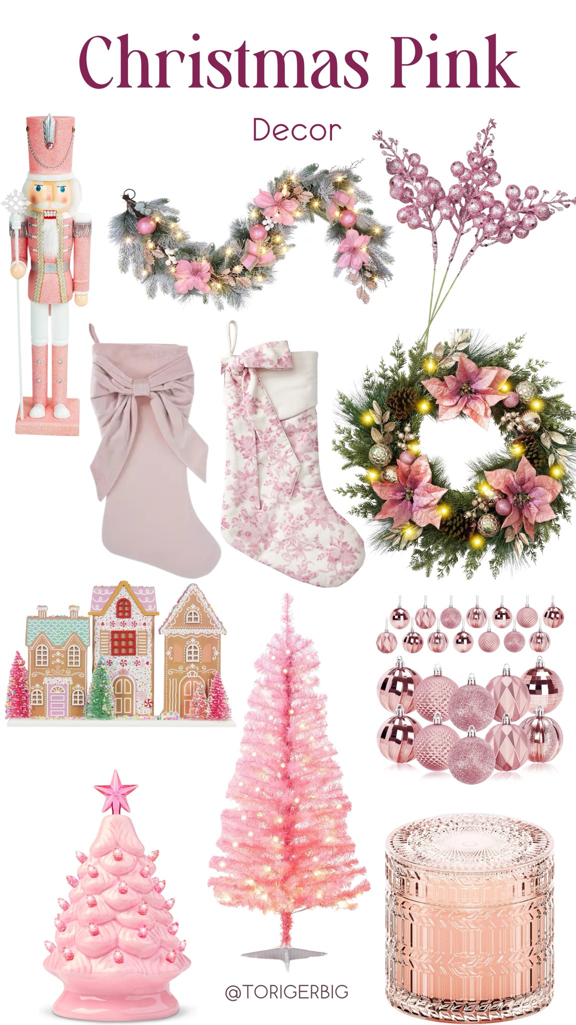 My favorite pink Christmas decor🩷✨

#LTKStyleTip #LTKSaleAlert #LTKFindsUnder50
