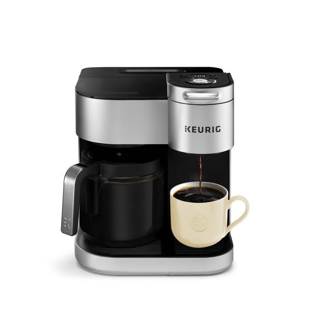 Keurig K-Duo Special Edition Single-Serve K-Cup Pod &#38; Carafe Coffee Maker - Silver | Target
