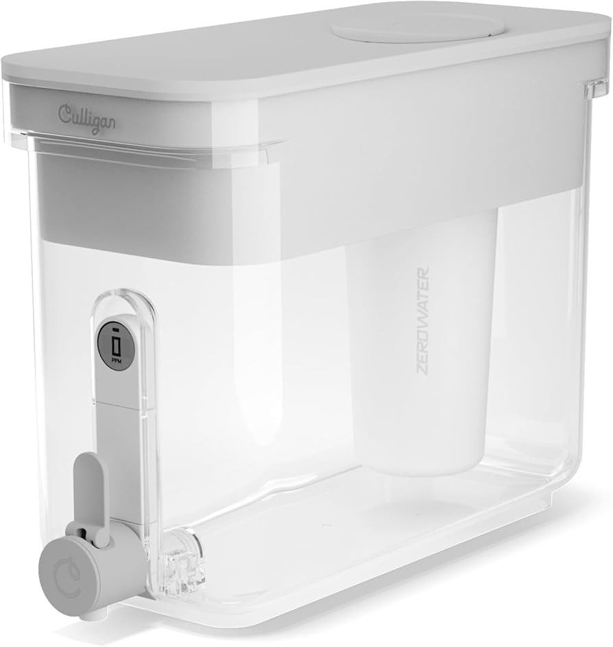 Culligan with ZeroWater Technology 33-Cup Water Filter Dispenser – Includes 5-Stage Advanced Wa... | Amazon (US)