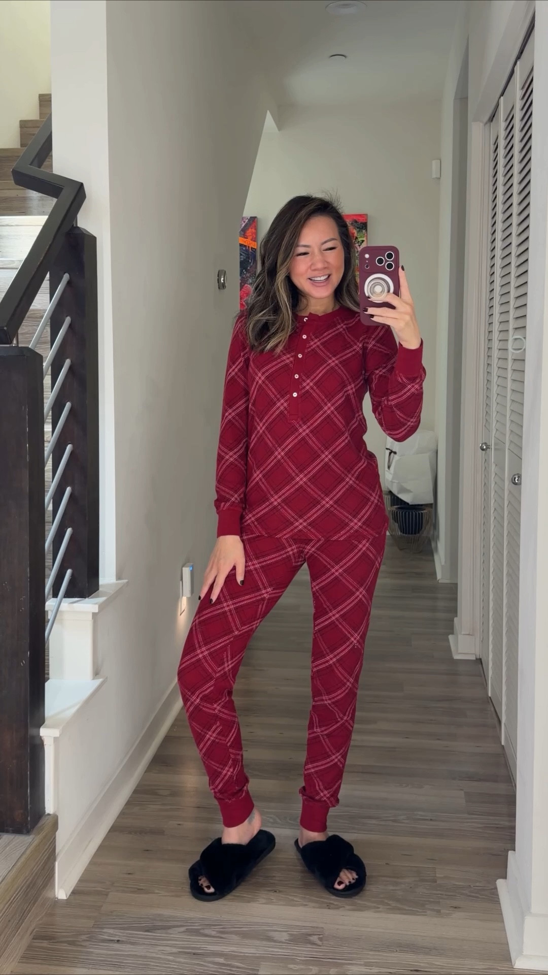 Holiday matching pajamas ♥️ This long thermal matching pajamas set is so soft and cozy. Would make a cozy gift for your bestie, sister for the holiday season. It’s on major sale right now for $30! 

Matching pajamas, gift guide for her, gift ideas for her, The Stylizt 

#LTKHoliday #LTKGiftGuide #LTKFindsUnder50
