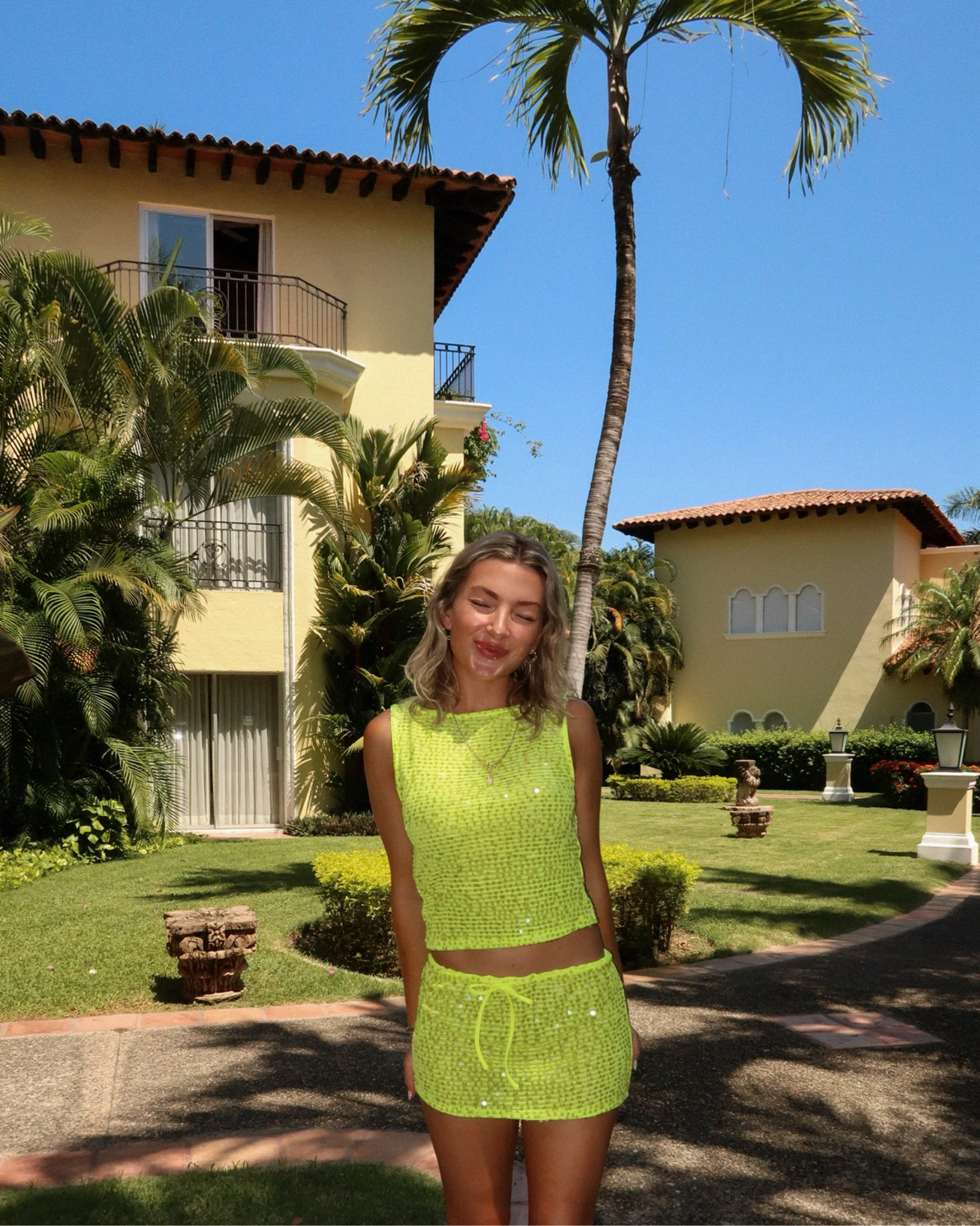 The perfect neon outfit, bachelorette outfit, sequin outfit, matching set for vacation 

#LTKTravel #LTKParties #LTKSeasonal