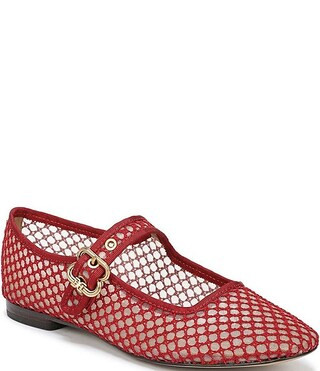 Michaela Mesh Mary Jane Flats | Dillard's