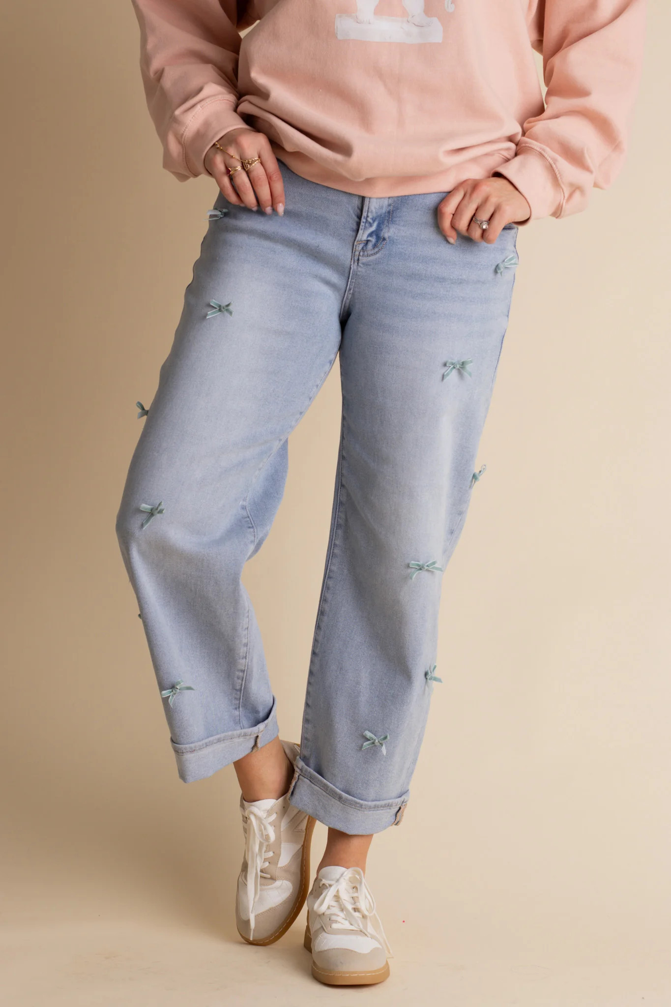 Claire High Rise Cropped Barrel Jeans | Nellie Mae