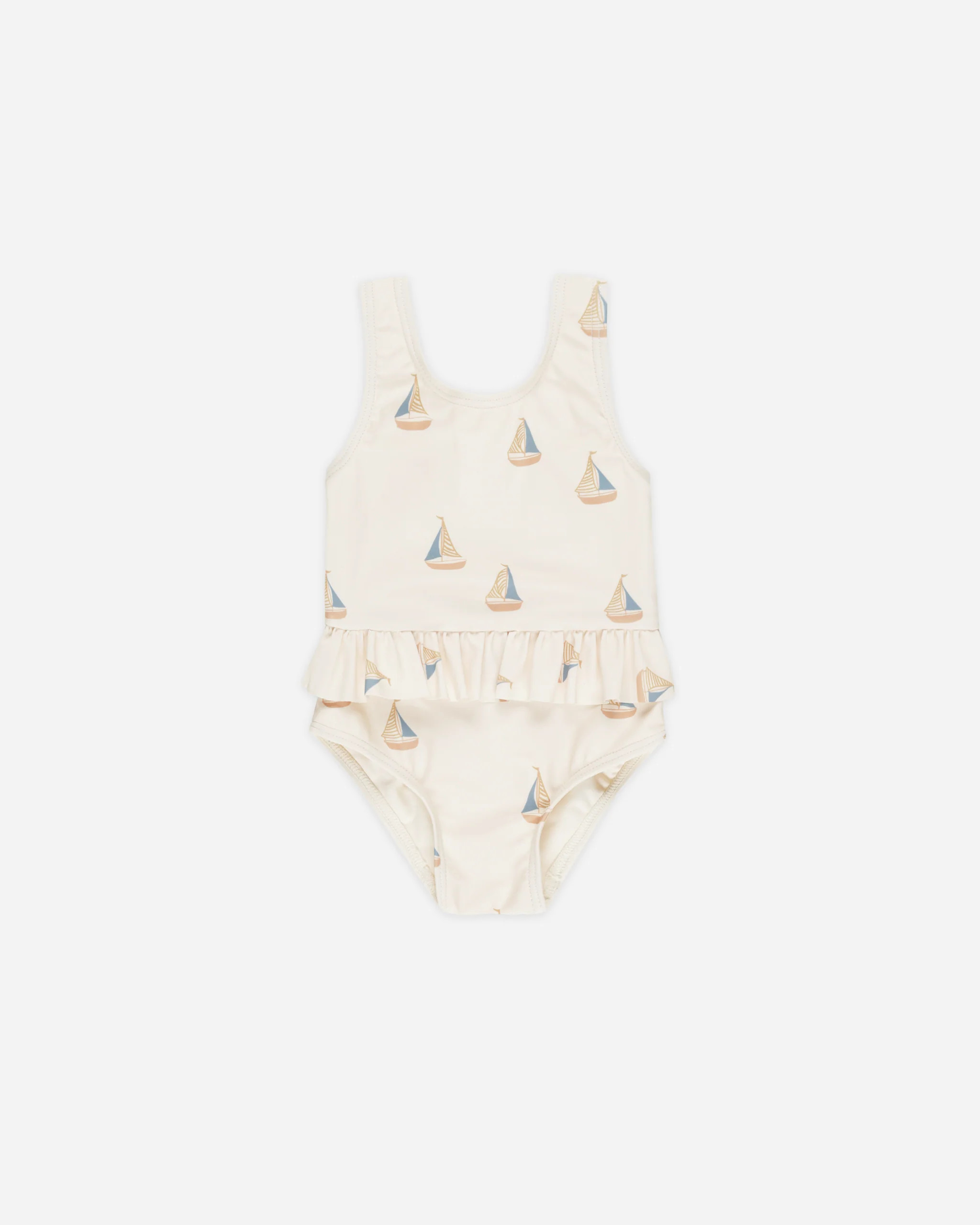 Skirted One-Piece || Sailboats | Rylee + Cru