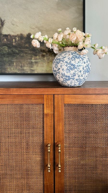 This #vase has been #sold out so many times! I was #finally able to #order one and I'm so excited! There's only a few left, so go #order soon to get one! #Look at how beautiful she is with these #Ranunculus !Everything #linked below! #vase #homedecor #decorvase #rattancupboard #ratan #styletip

#LTKsalealert #LTKhome #LTKstyletip