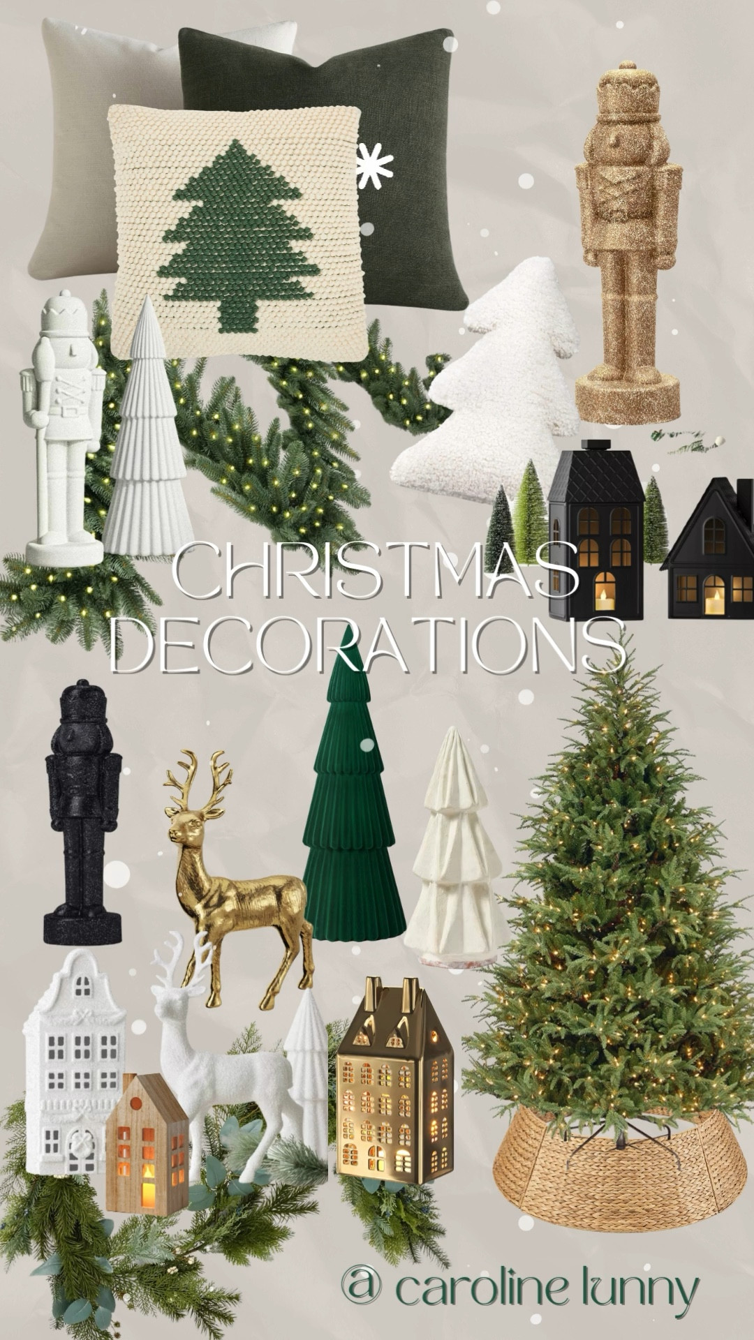 A more neautral Christmas can still bring that wow factor 🌲🤍🎅🏻 shop these target Christmas decorations, and Christmas village essentials while they’re on sale! 

#LTKHoliday #LTKSaleAlert #LTKCyberWeek
