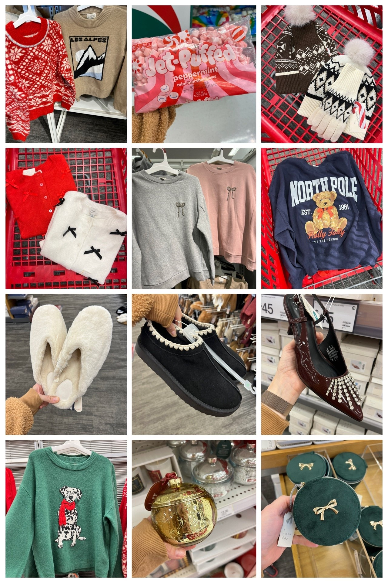 Target finds! Holiday magic with these cozy sweaters and festive pullovers, plus slippers, party shoes, and gift ideas! #targetfinds 

#LTKGiftGuide #LTKHoliday #LTKFindsUnder50