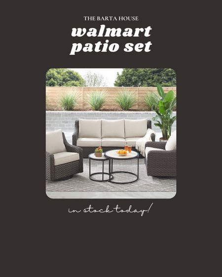 Swivel chair patio set!

These are all going fast so get this one while it’s in stock 

#LTKxWalmart #LTKHome #LTKSaleAlert