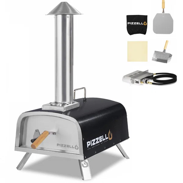 Stainless Steel Freestanding Propane Pizza Oven | Wayfair North America