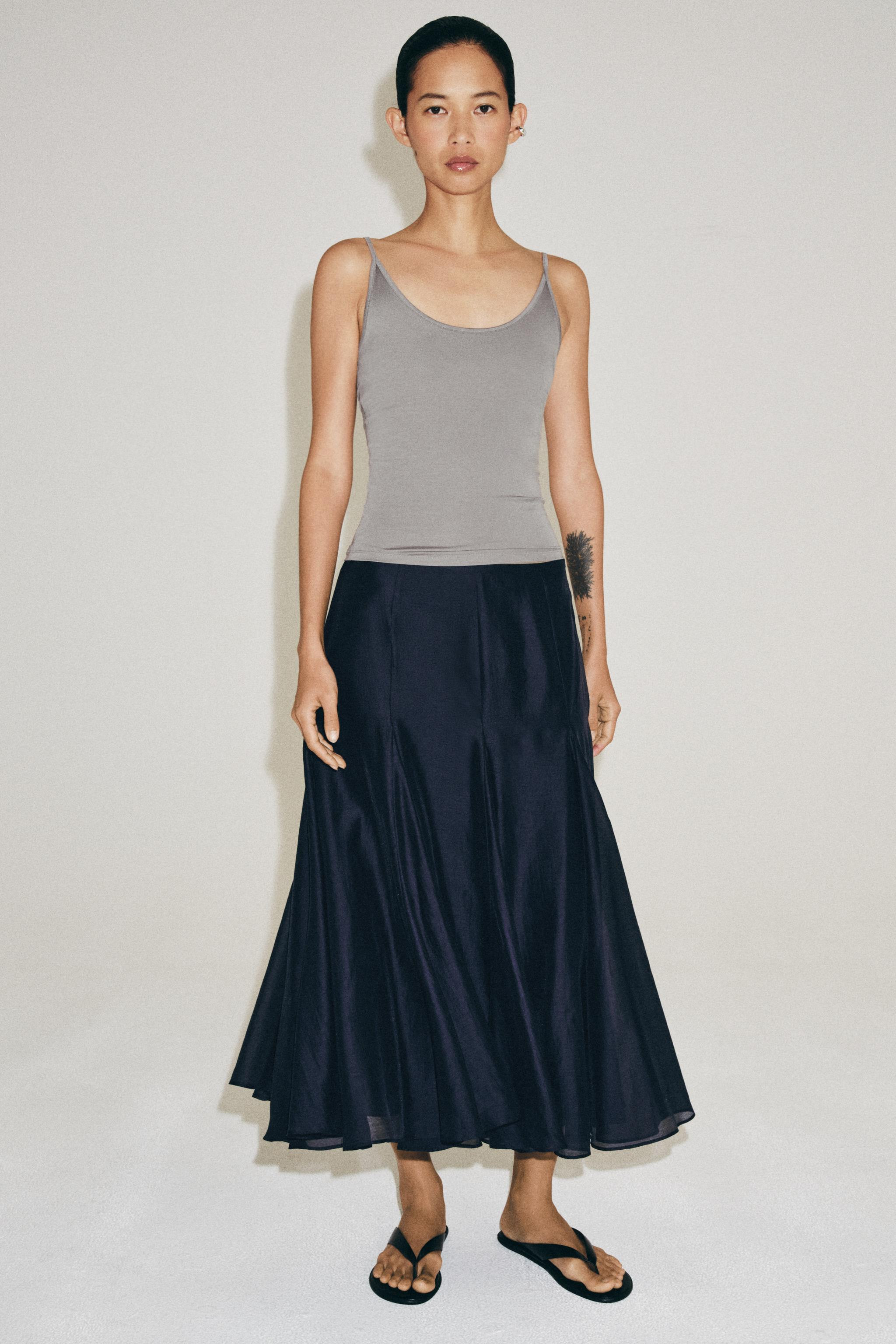 ZW COLLECTION FLOWY SKIRT | Zara US