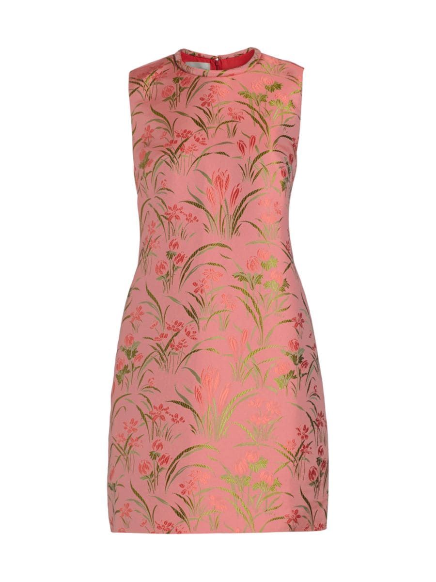 Mackenzie Floral Jacquard Minidress | Saks Fifth Avenue