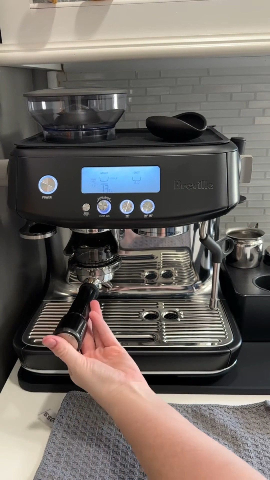 The Breville Pro Espresso Machine 

Including all the recommended accessories. 

This machine is unmatched and our most used kitchen appliance!

#LTKHome #LTKHoliday #LTKSaleAlert