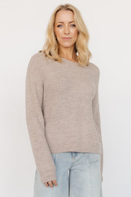 Viola Tie Back Sweater | Natural | Baltic Born