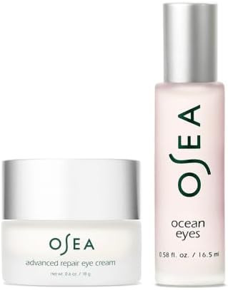 OSEA Eye Care Duo - Ocean Eyes Age-Defying Serum Roller Ball and Advanced Repair Eye Cream | Amazon (US)