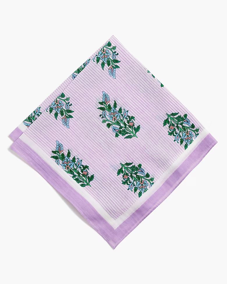 Cotton bandana scarf | J.Crew Factory