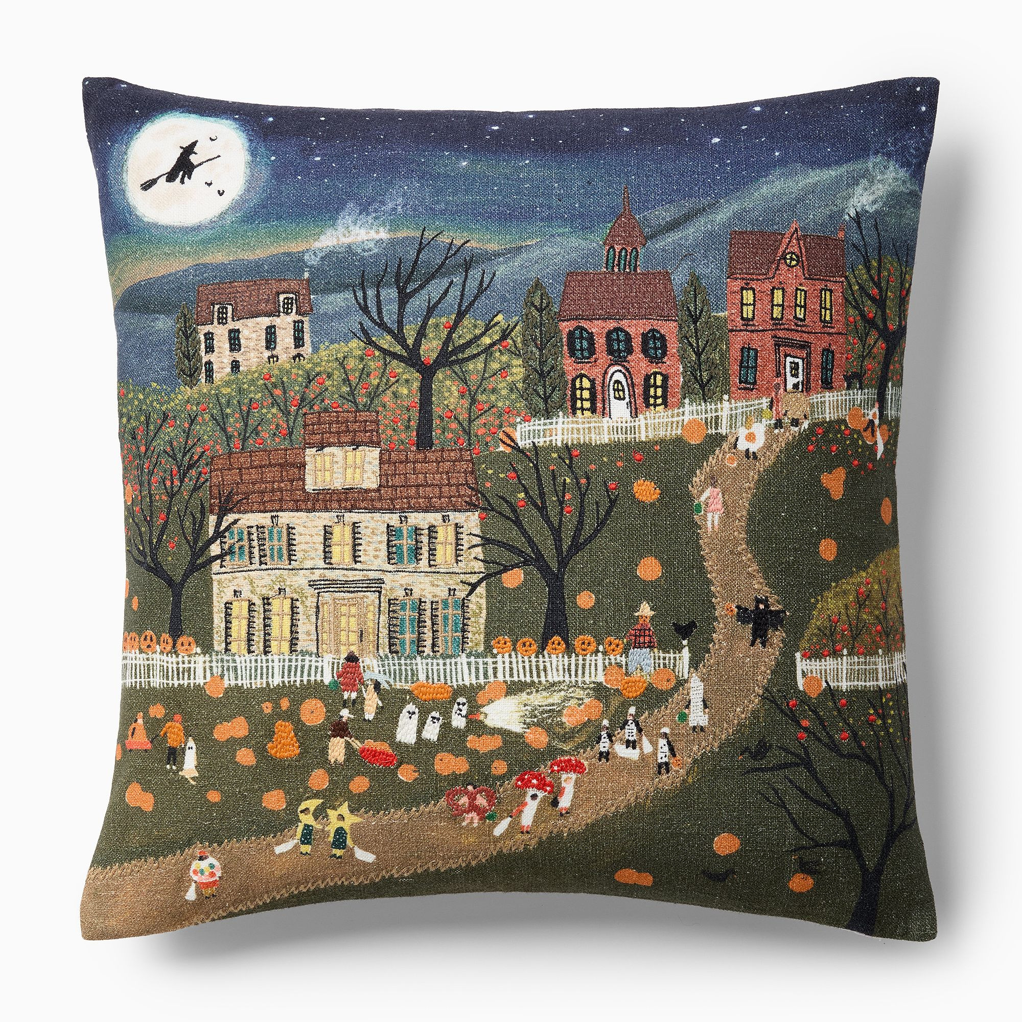 Nicole Cicak Halloween Harvest Pillow Cover | West Elm (US)