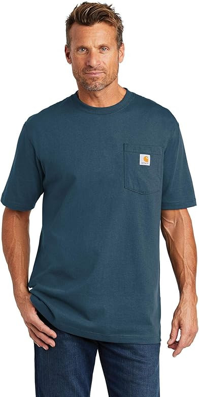Carhartt Men's Loose Fit Heavyweight Short-Sleeve Pocket T-Shirt Closeout | Amazon (US)