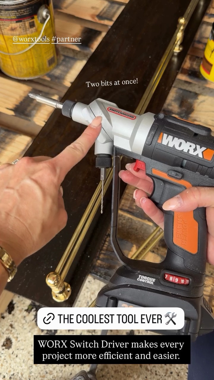 @worxtools #partner WORX Switch Driver makes every project more efficient and easier.  Two bits at once!