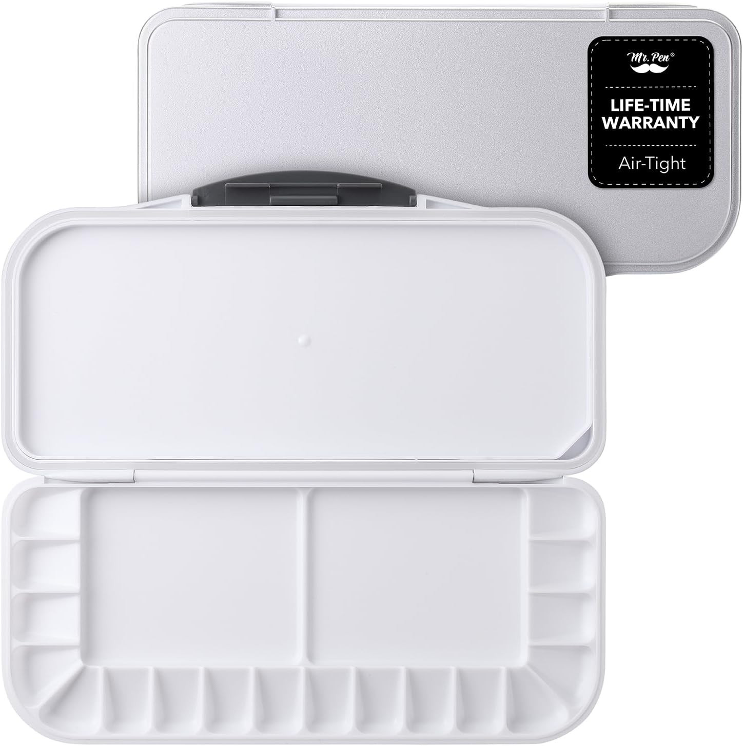 Mr. Pen- Airtight Watercolor Palette with Lid, 18 Wells & 2 Mixing Areas | Amazon (US)