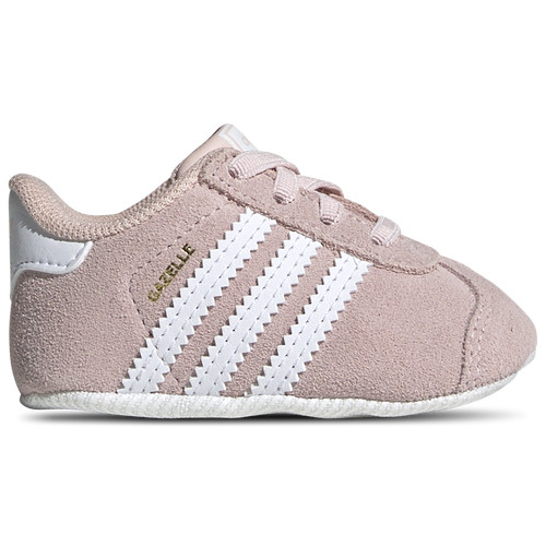 adidas Girls adidas Originals Gazelle Crib - Girls' Toddler Shoes Icey Pink/White/White Size 05.0 | Foot Locker (US)