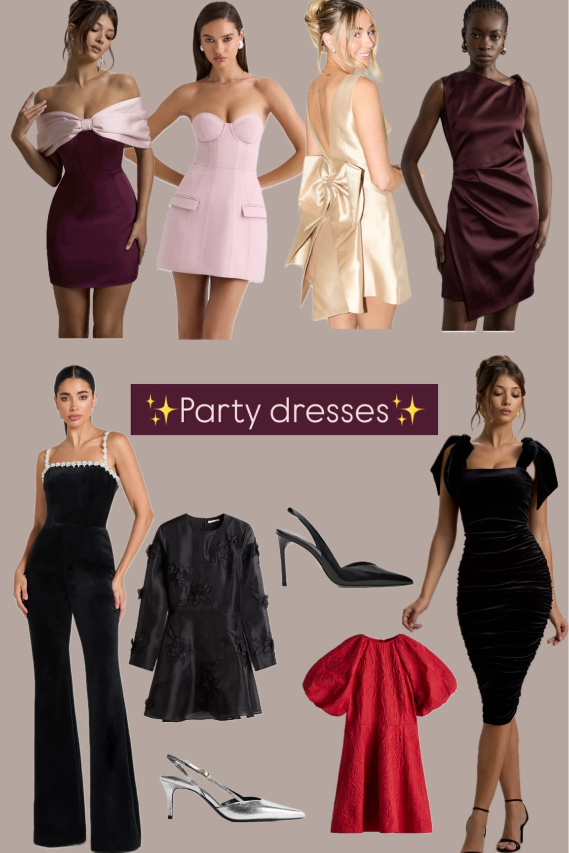 Party dresses ✨

#LTKpartywear #LTKshoes #LTKwinter