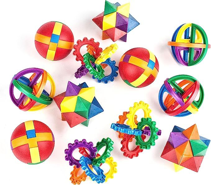 Neliblu Fun Puzzle Balls - Goody Bag Fillers - Party Favors, Party Toys, Goody Bag Favors, Carniv... | Amazon (US)
