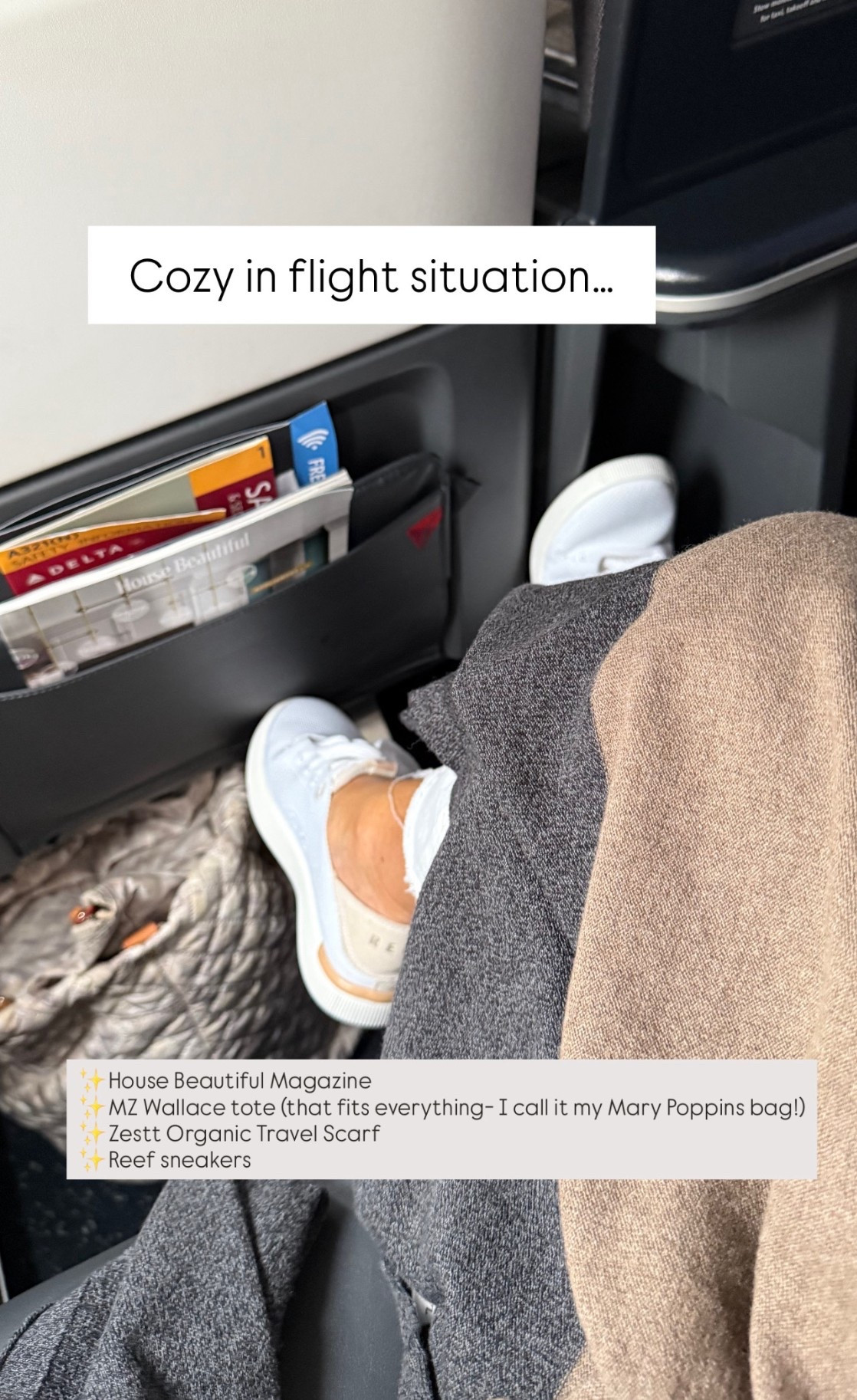 Cozy in flight travel essentials! 

Comfy sneakers, soft versatile shawl, scarf blanket and my MZ Wallace bag —- I need to add more to my collection - so good! Holds so much and lightweight! I’m a pack rat so it’s perfect! 



#LTKootd #LTKTravel