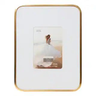 White & Gold 5" x 7" Frame with Mat, Expressions™ by Studio Decor® | Michaels Stores