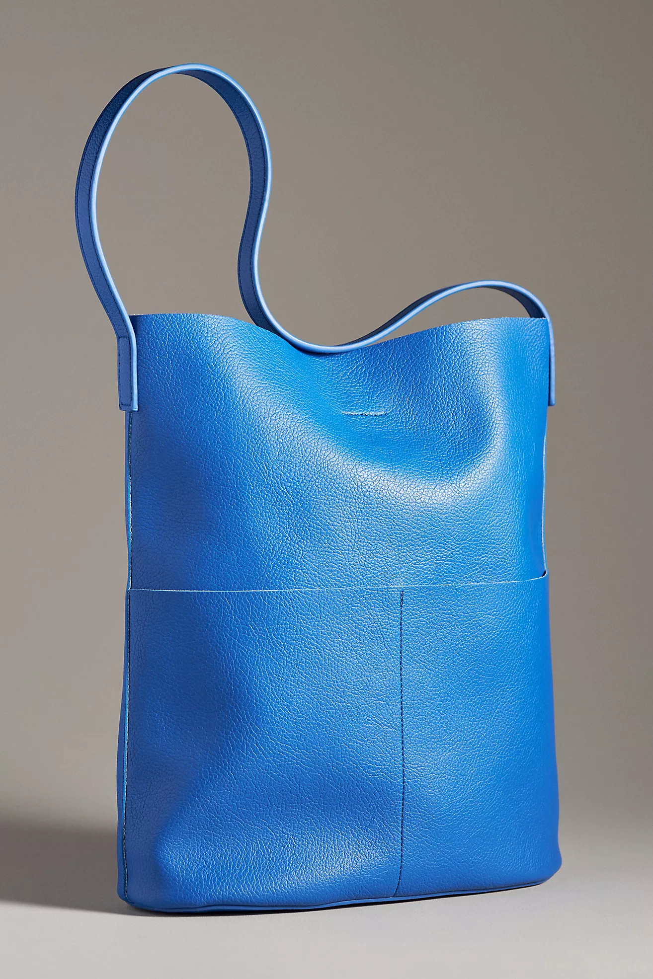 The Joss Faux-Leather Bucket Tote w/Mini Pouch | Anthropologie (US)