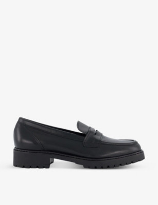 Gild wide-fit leather penny loafer | Selfridges
