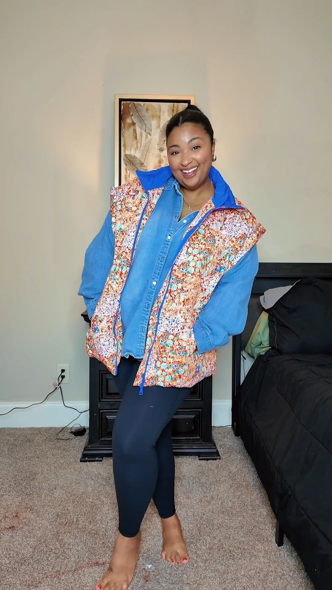 Is puffer vest is everything my dreams are made of! Cap sleeves and oversized and the color! Love love love! 

#LTKStyleTip #LTKMidsize #LTKFindsUnder50