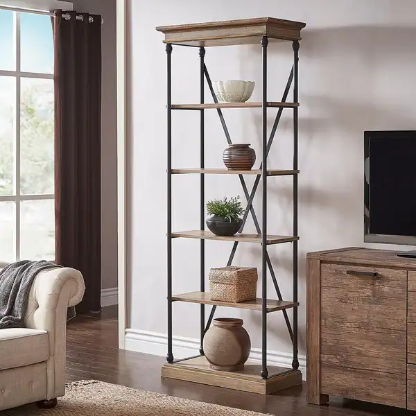 Barnstone Cornice Etagere Bookcase by iNSPIRE Q ArtisanImage Gallery1 / 14View this item in 3D an... | Bed Bath & Beyond