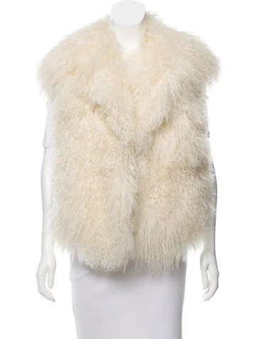 Shearling Knitted Vest | The RealReal