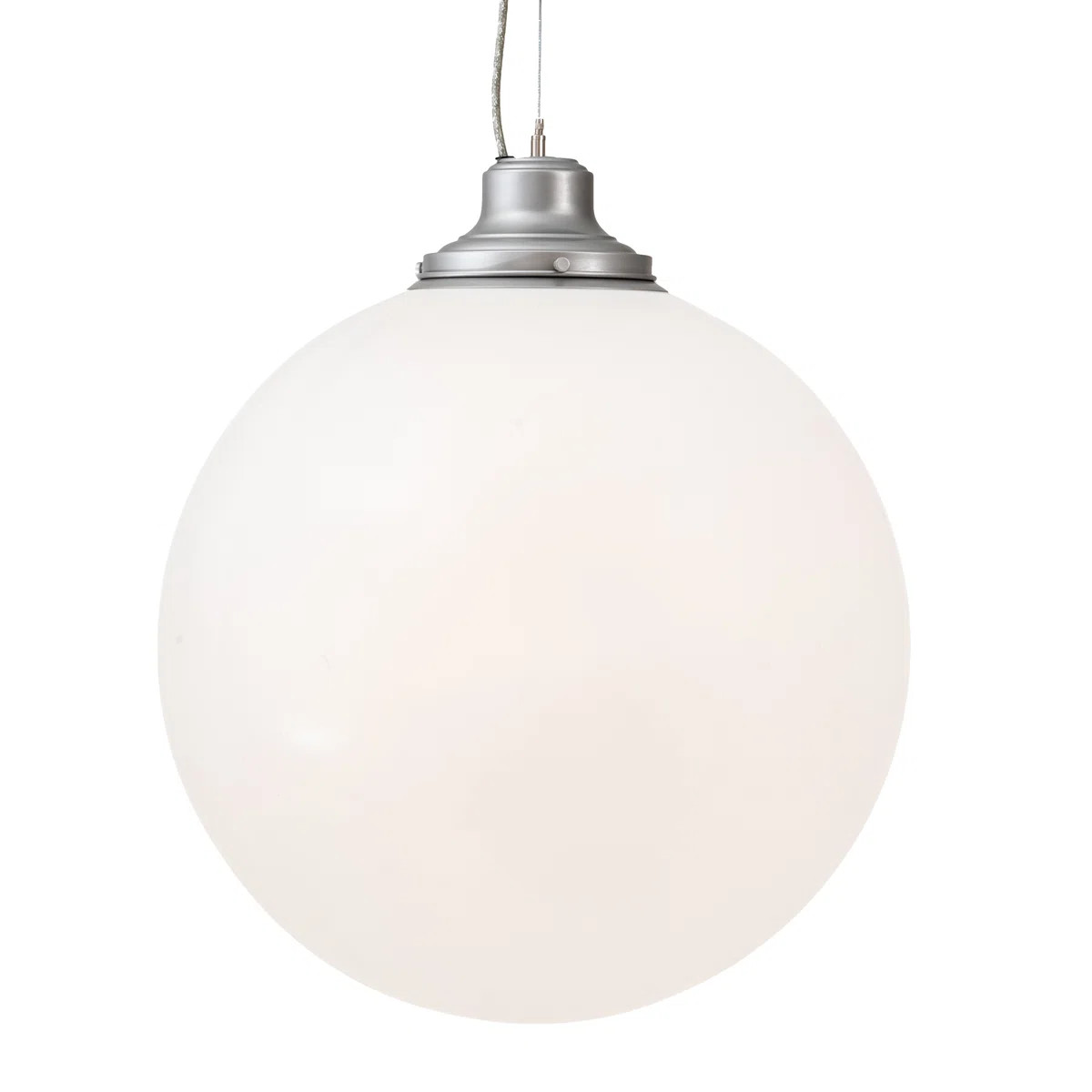Bola 1 - Light Nickel Sphere PendantBy2nd Ave Lighting | Wayfair North America