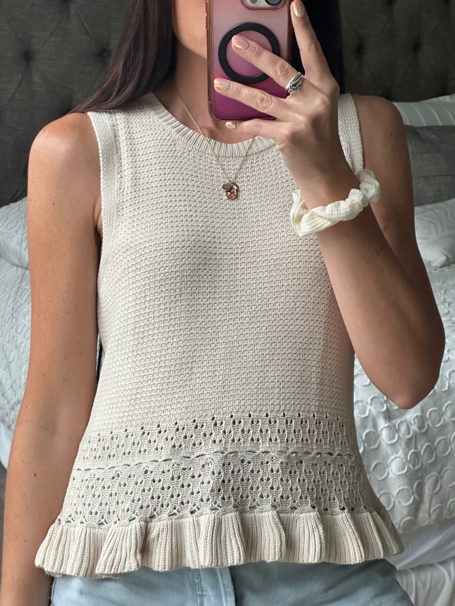 Perfect summer top ! So cute & lightweight. Paired mine with denim shorts but you can really wear any bottoms with this! Wearing a Small 

Women’s Summer Crop Tank Tops,  Cute Knit Sweater Vest Crochet Sleeveless Pullover Top


#LTKFindsUnder50 #LTKSeasonal #LTKStyleTip