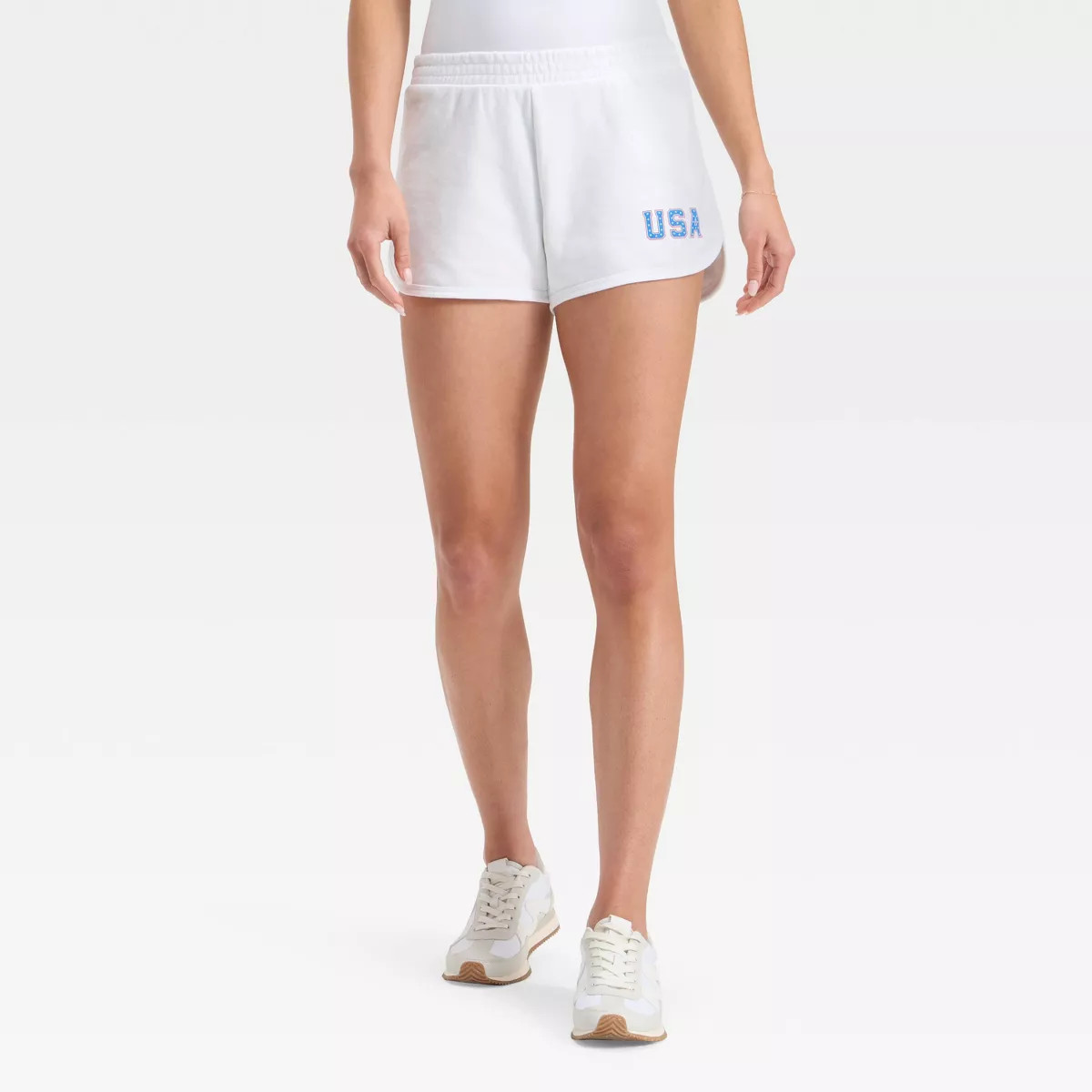 Women's Mid-Rise Graphic Fleece Shorts - Universal Thread™ | Target